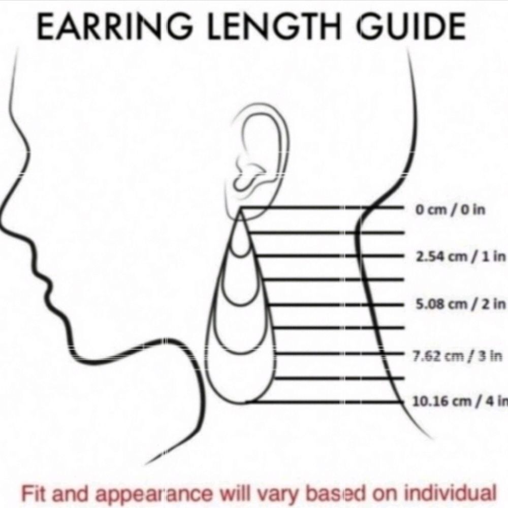 New ZARA Geo Mod Almond Shape Ecru Earrings - Picture 8 of 9